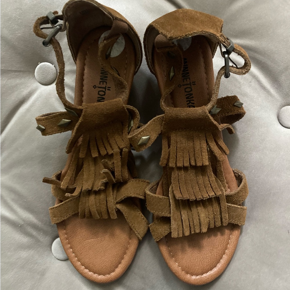 Minnetonka sandals, size 7